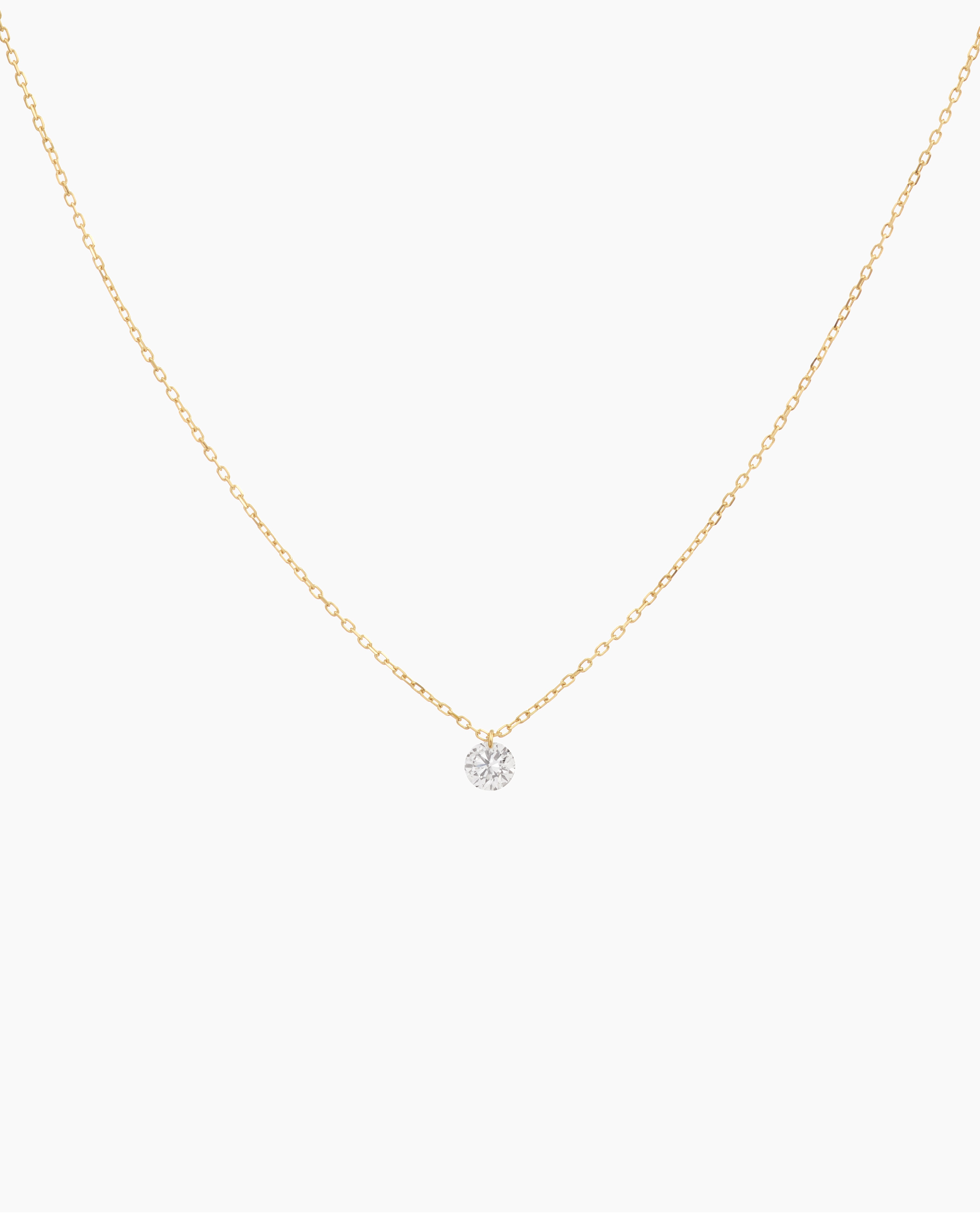 Collier Danaé un diamant 0,08 ct