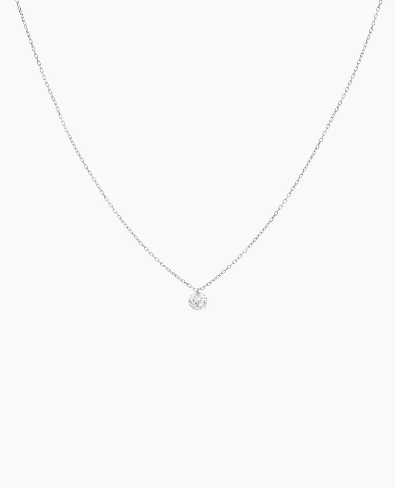 Collier Danaé en or rose 18 carats avec diamant – Cadeau femme raffiné