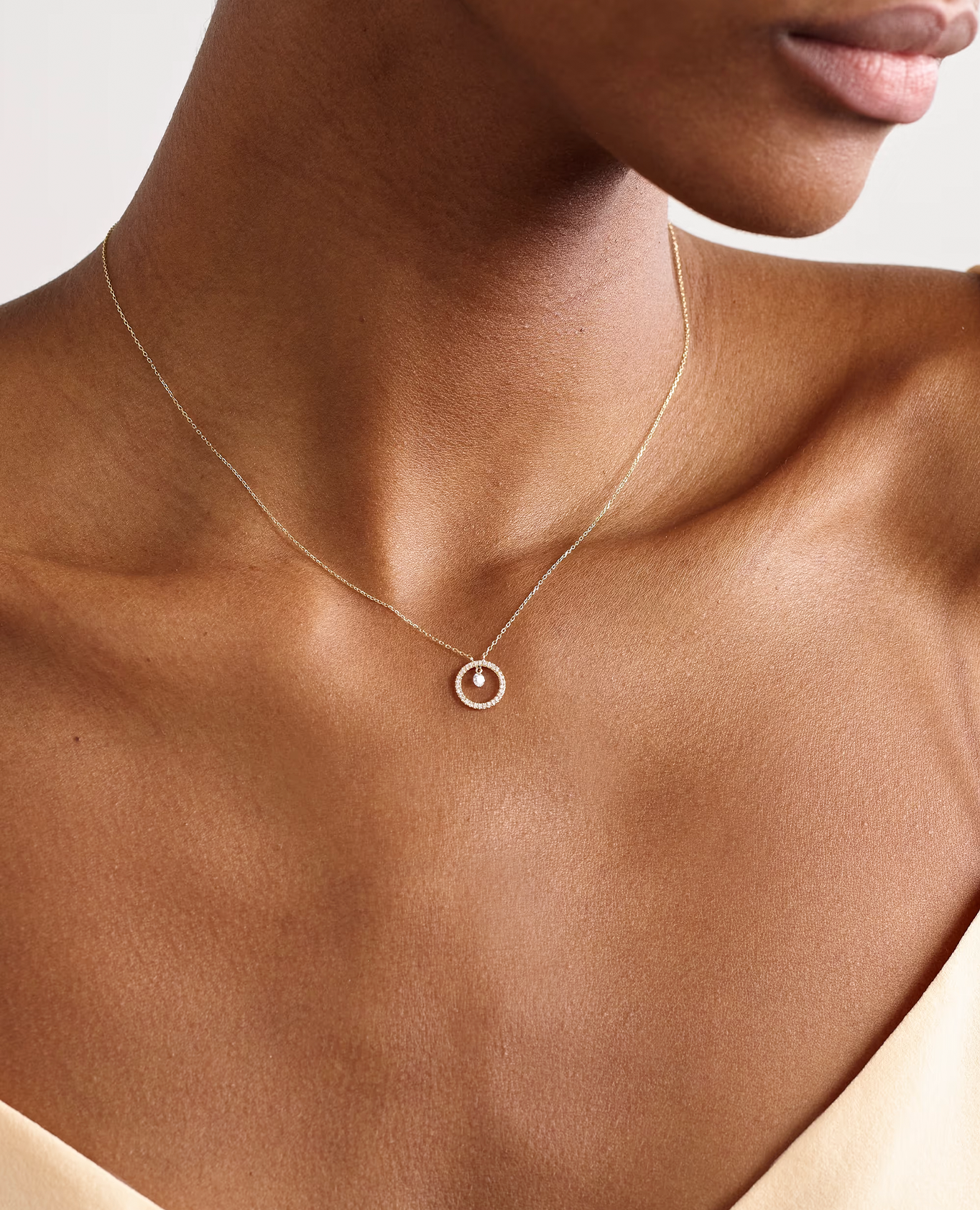 Collier Comic Strip pavé diamants