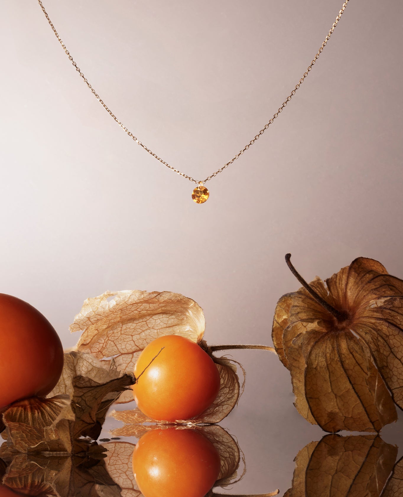 Collier Citrine