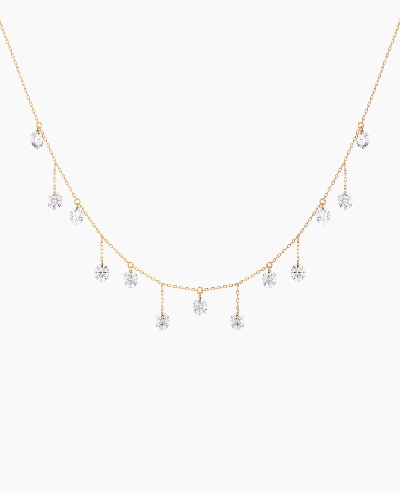 Collier Danaé treize diamants 3,00 carats