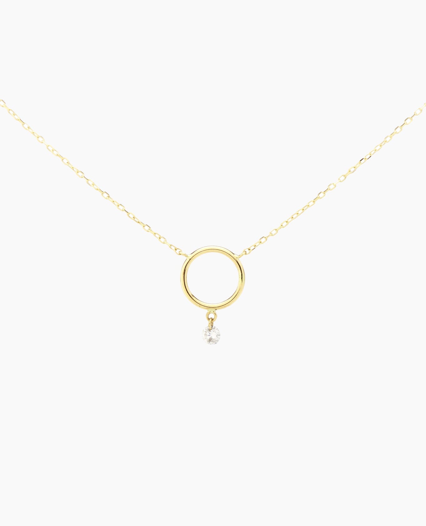 Collier Hélios 1 diamant Jaune
