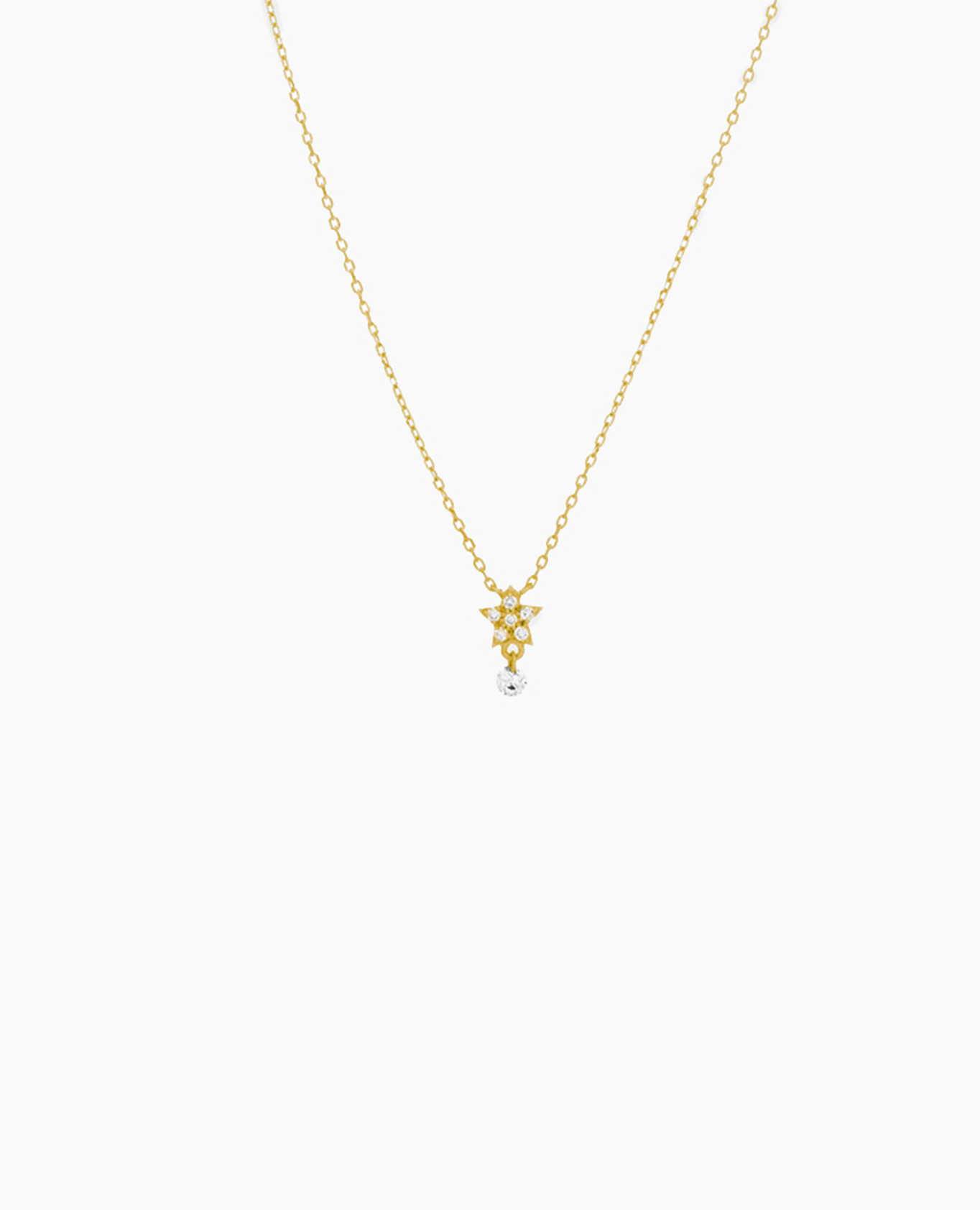 Collier Symboles star pavé