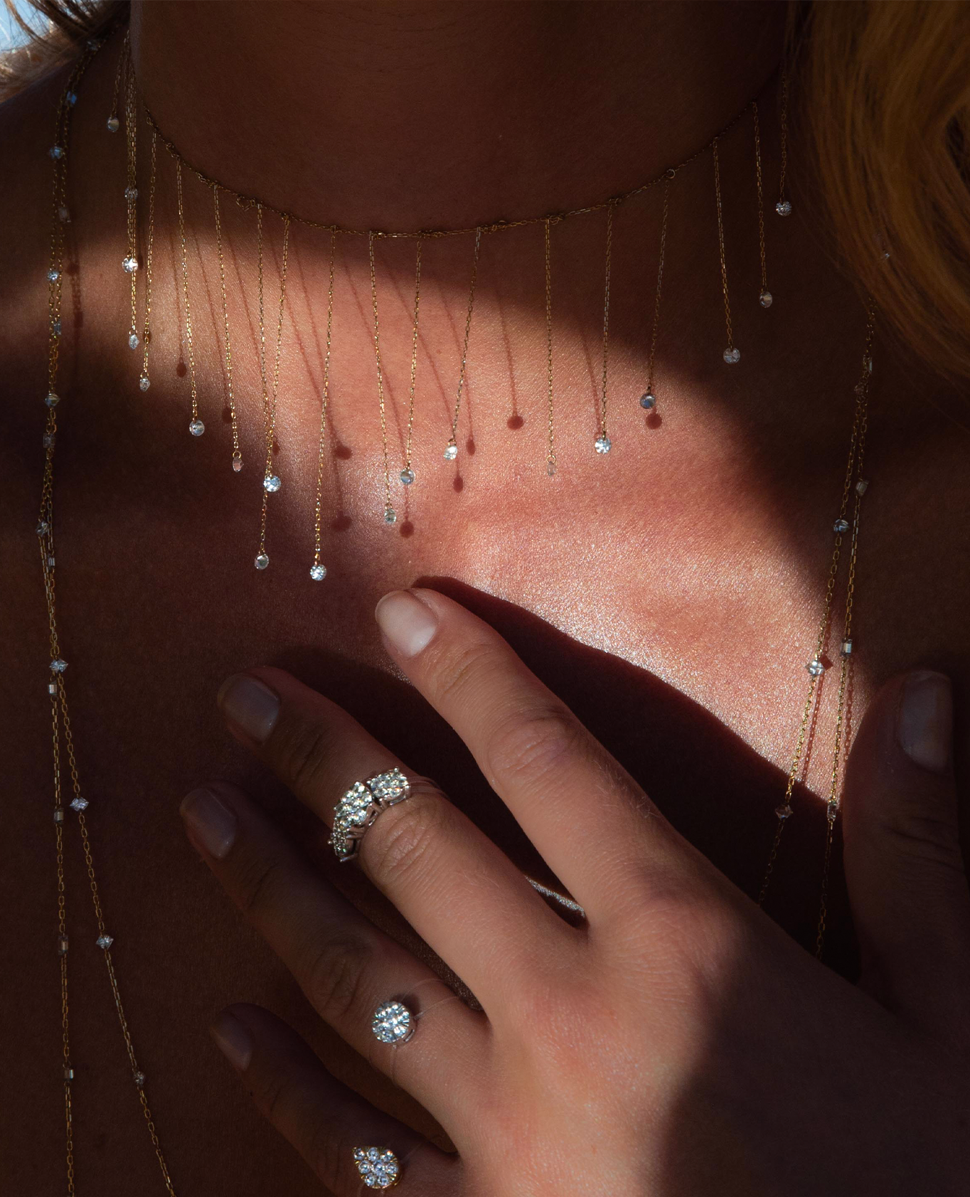 Collier La foule dix-neuf diamants