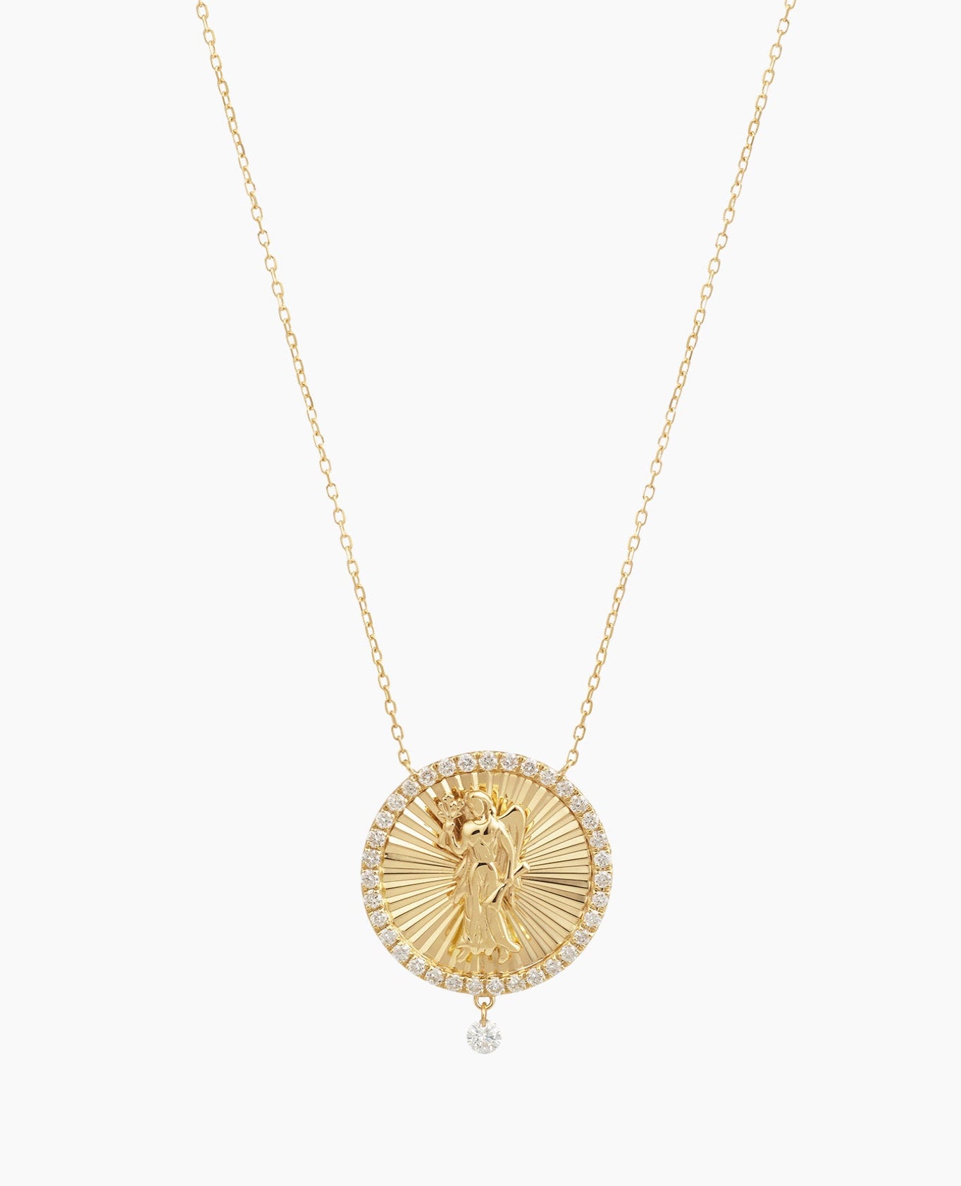 Collier Céleste Médaillon Vierge