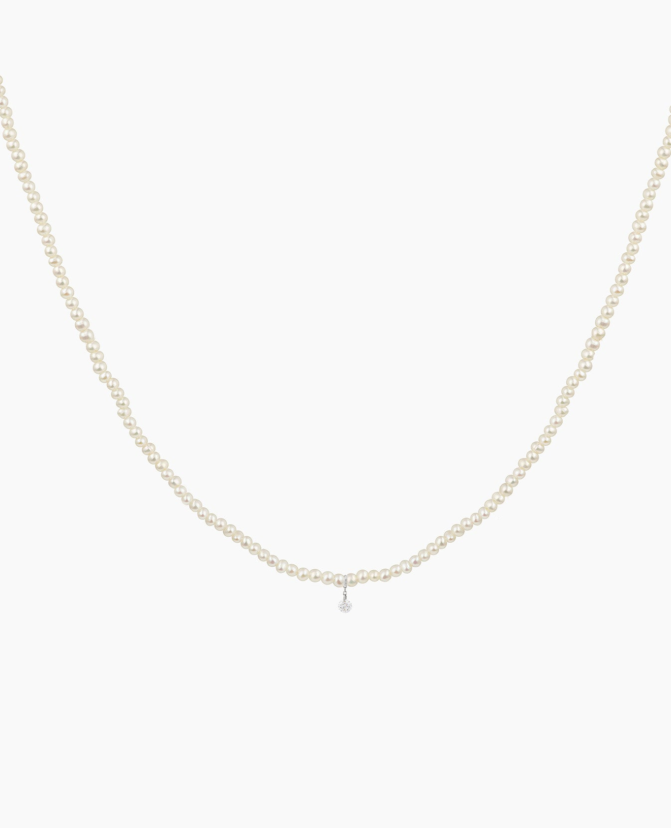Collier Aphrodite avec un diamant