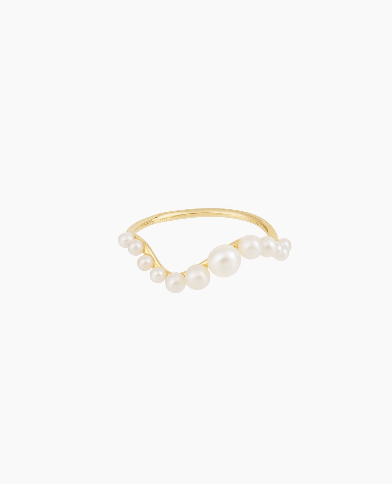 Bague Aphrodite vague perle