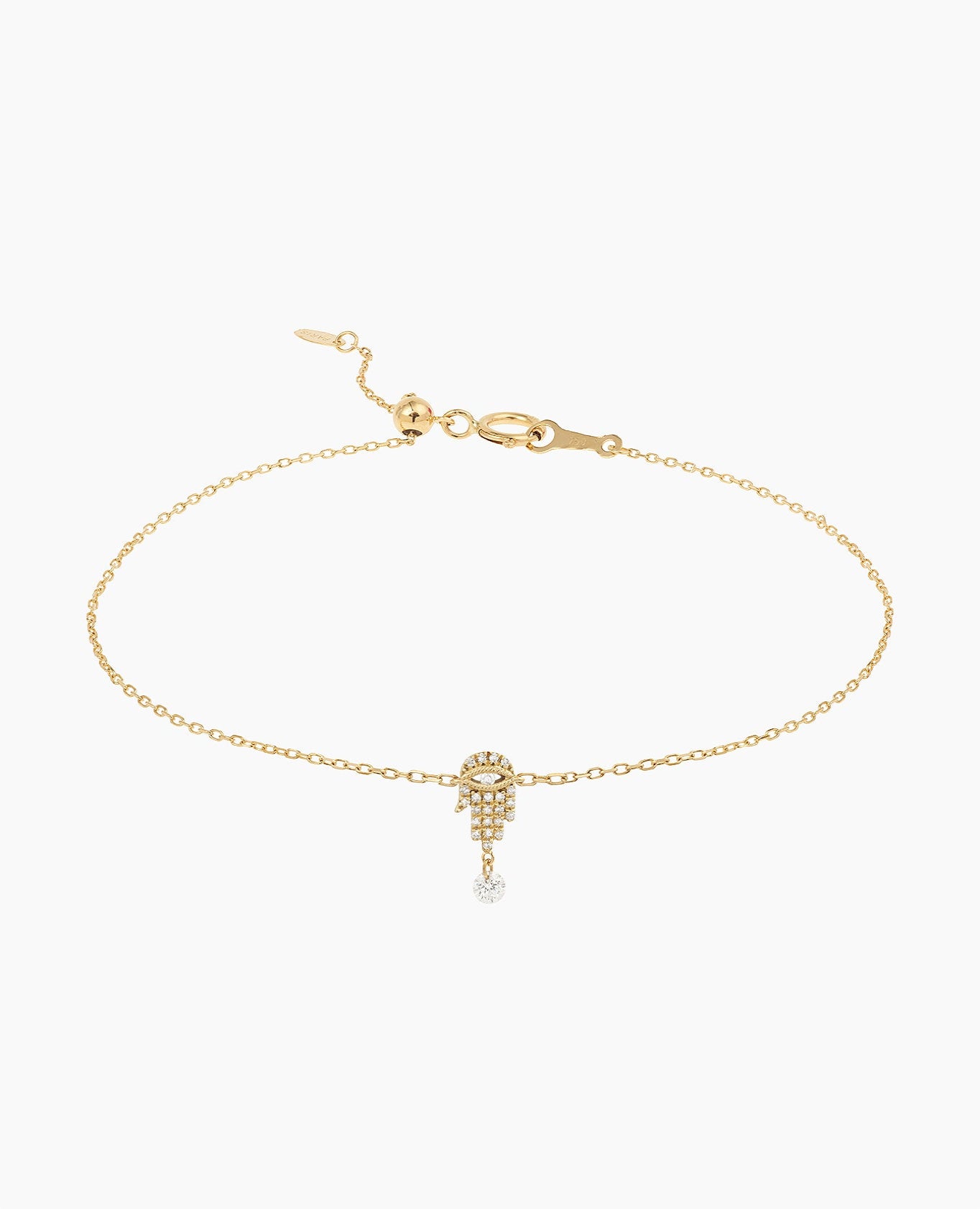 Selene Fatma bracelet paved with a diamond