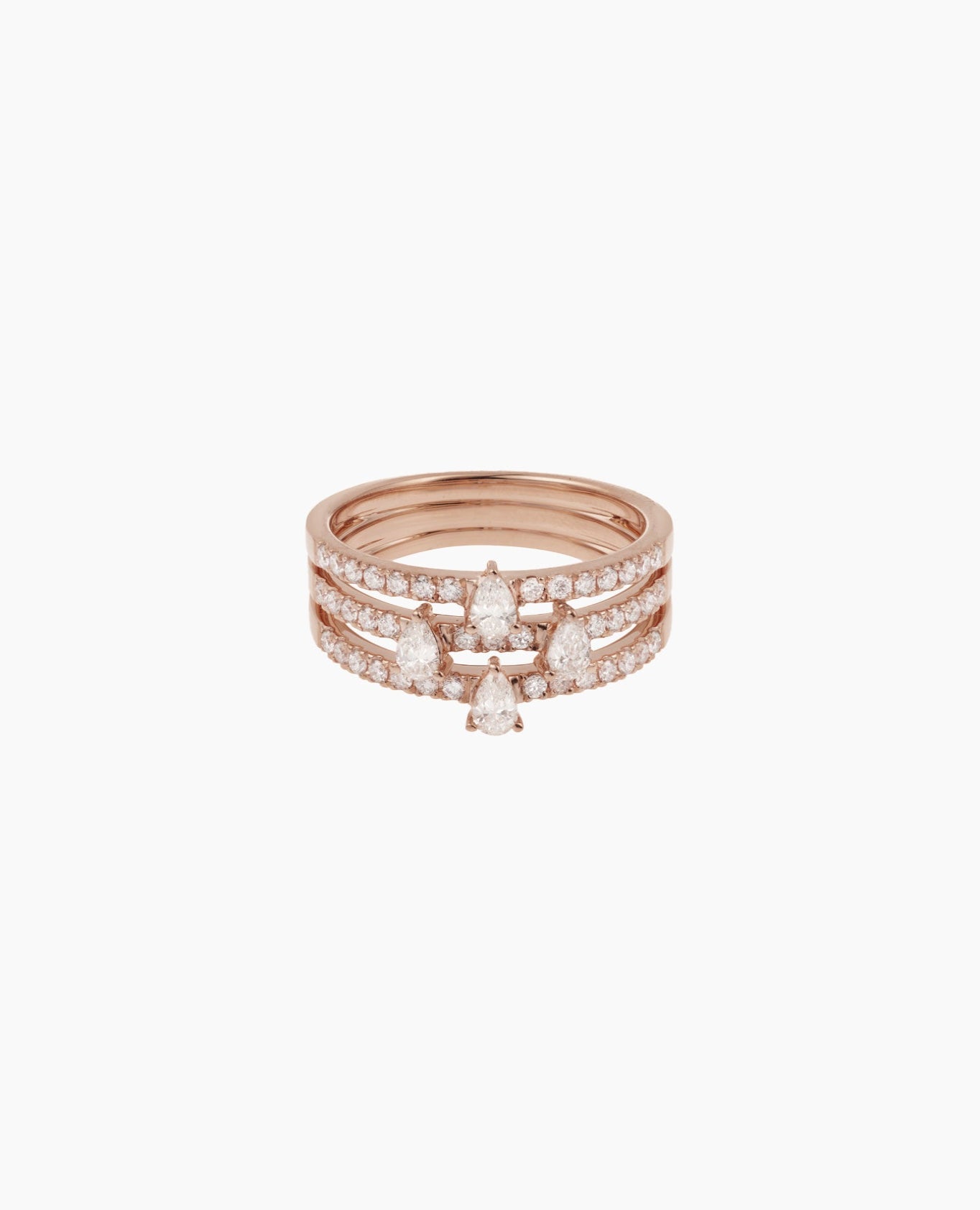 Bague Héra quatuor Rose