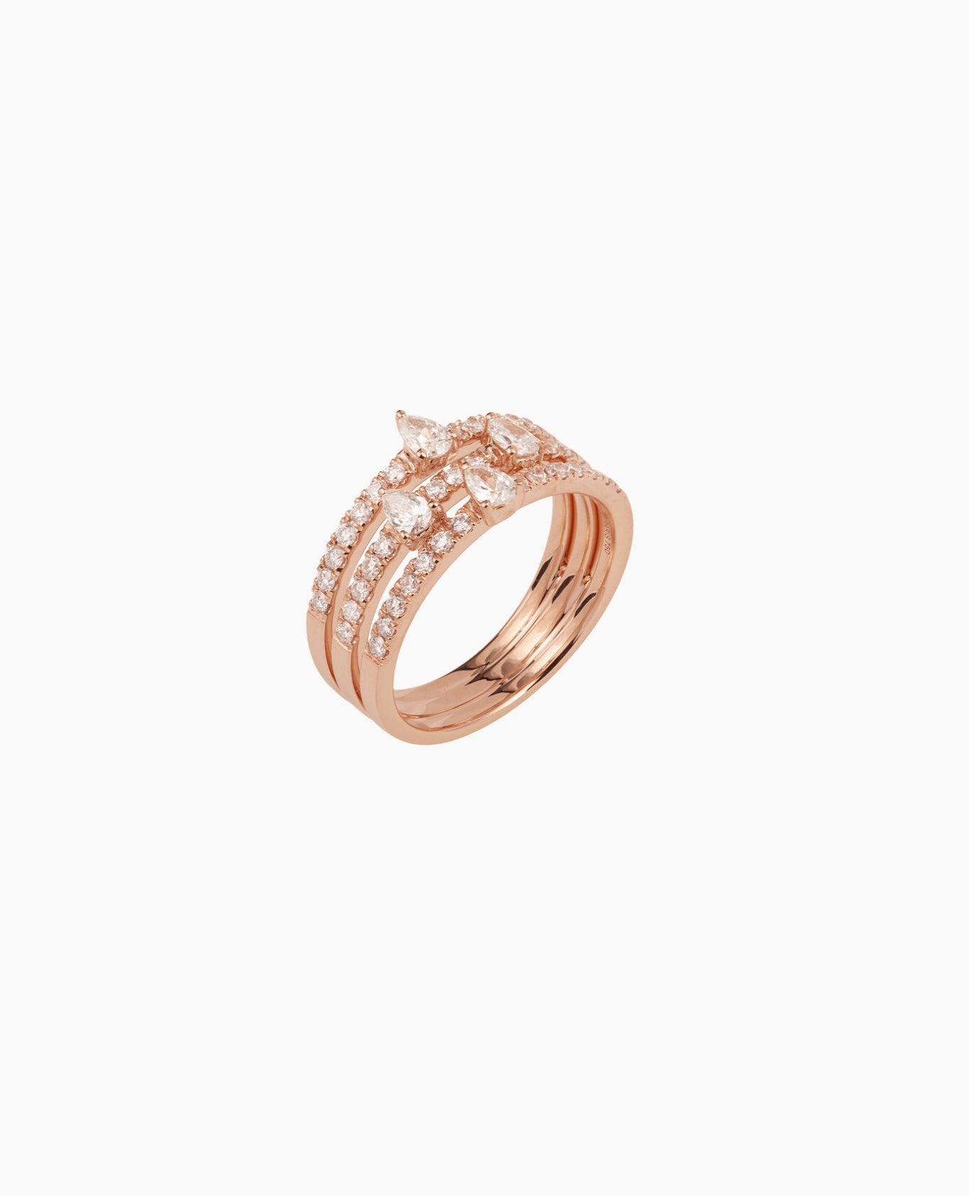 Bague Héra quatuor Rose