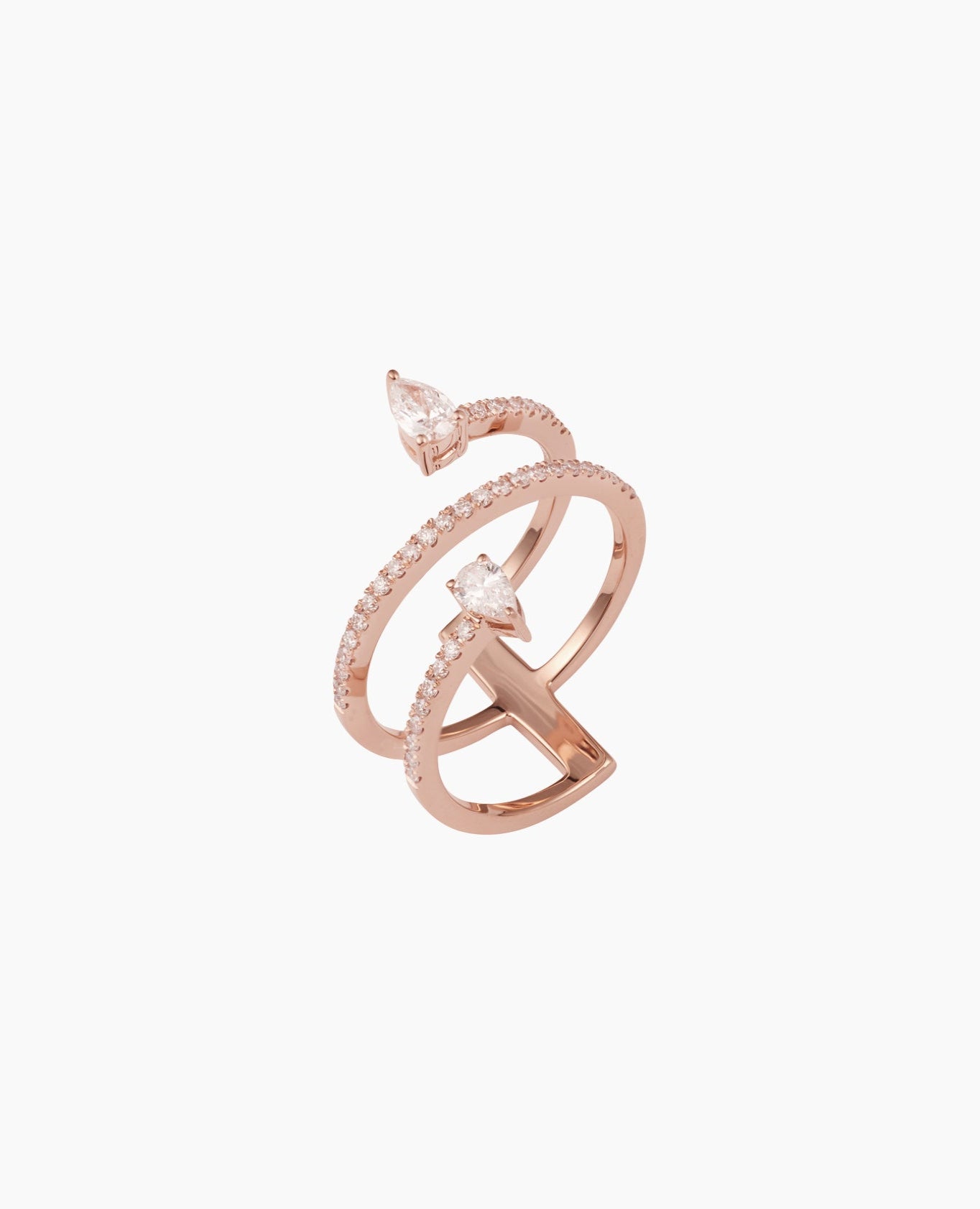 Bague Héra duo Rose