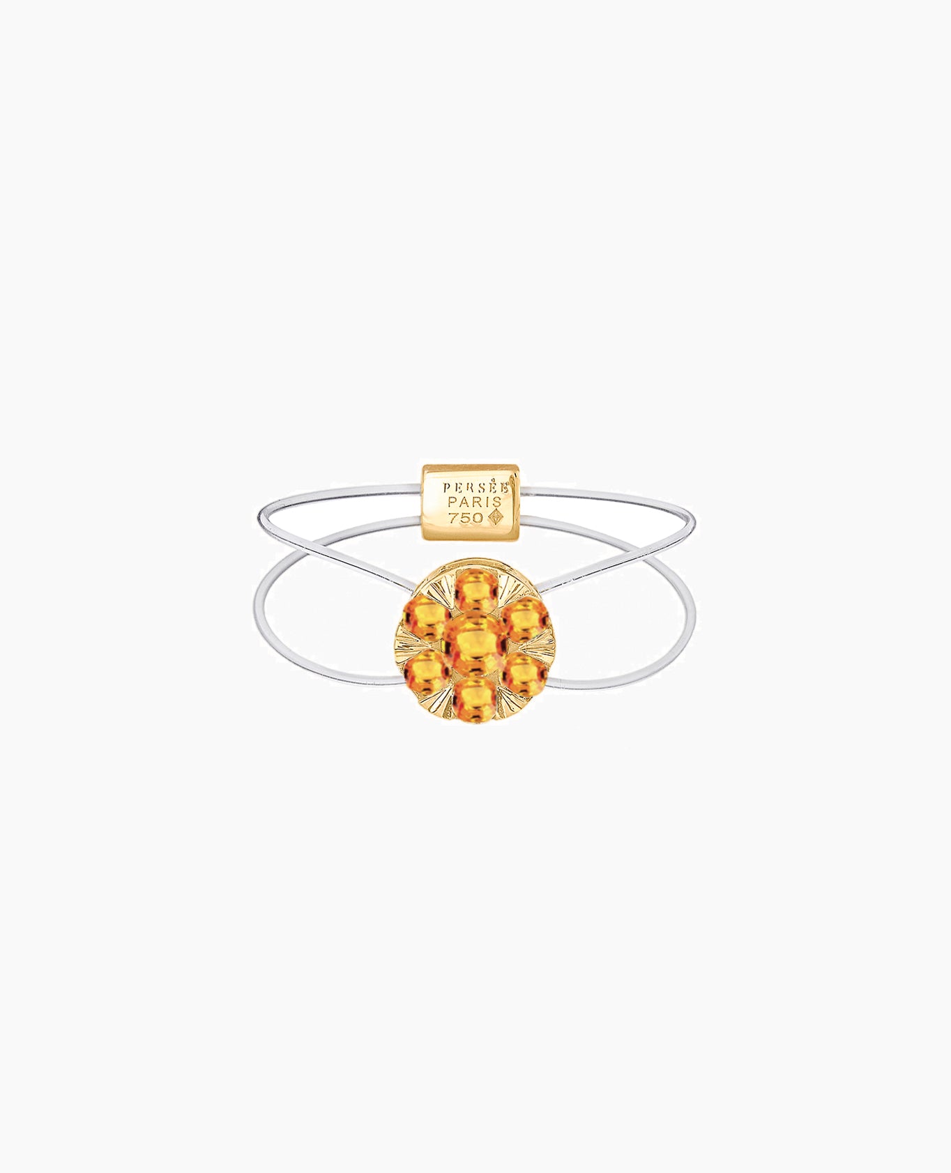 Bague Floating Citrine