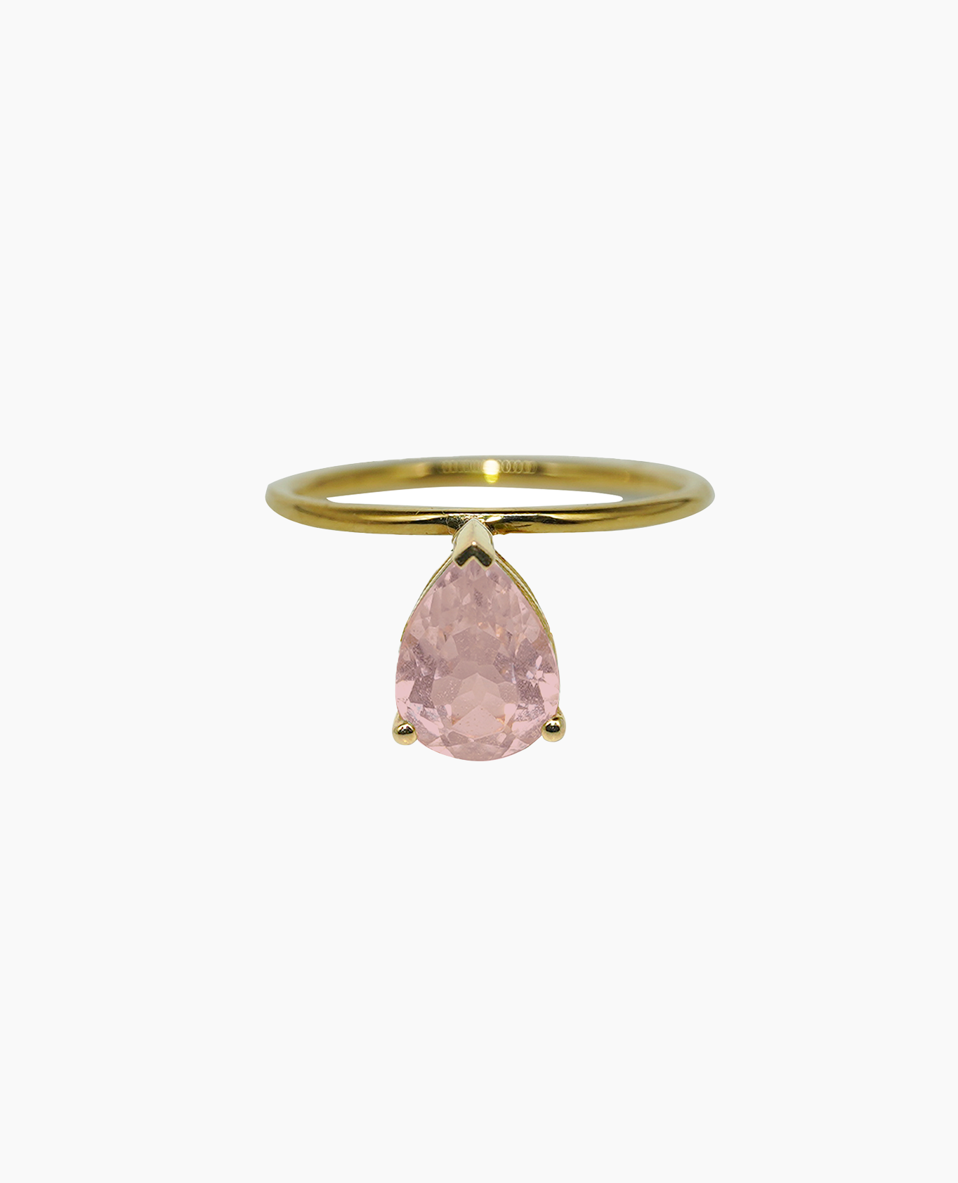 Bague Birthstones Quartz Rose