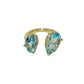 Bague Birthstones 2 Topazes