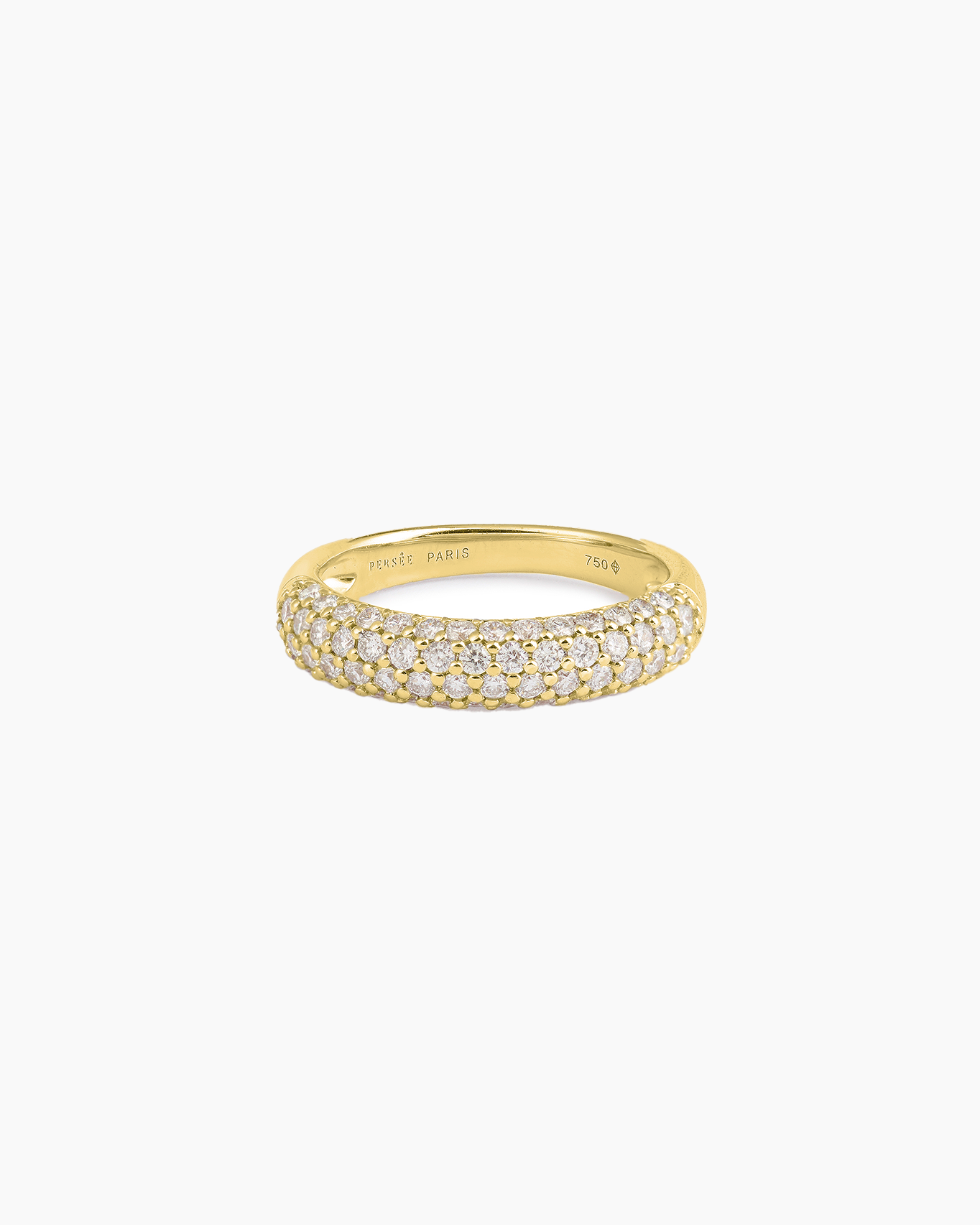 Paved wedding ring