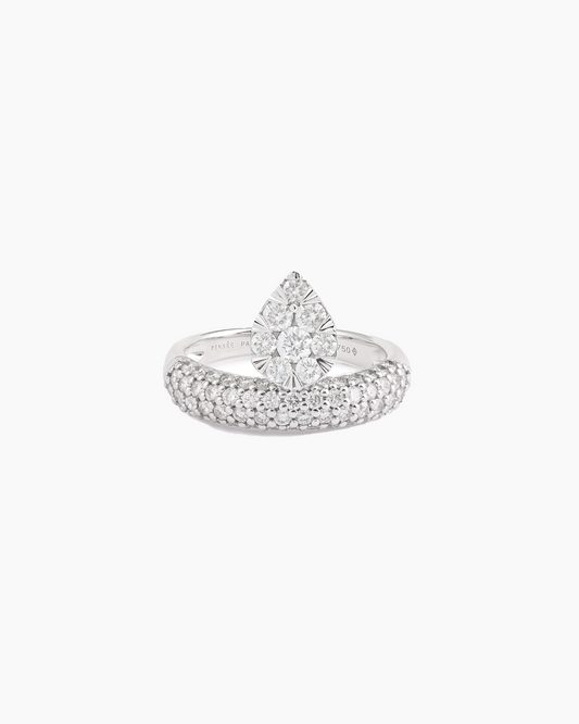Alliance pavée Floating poire