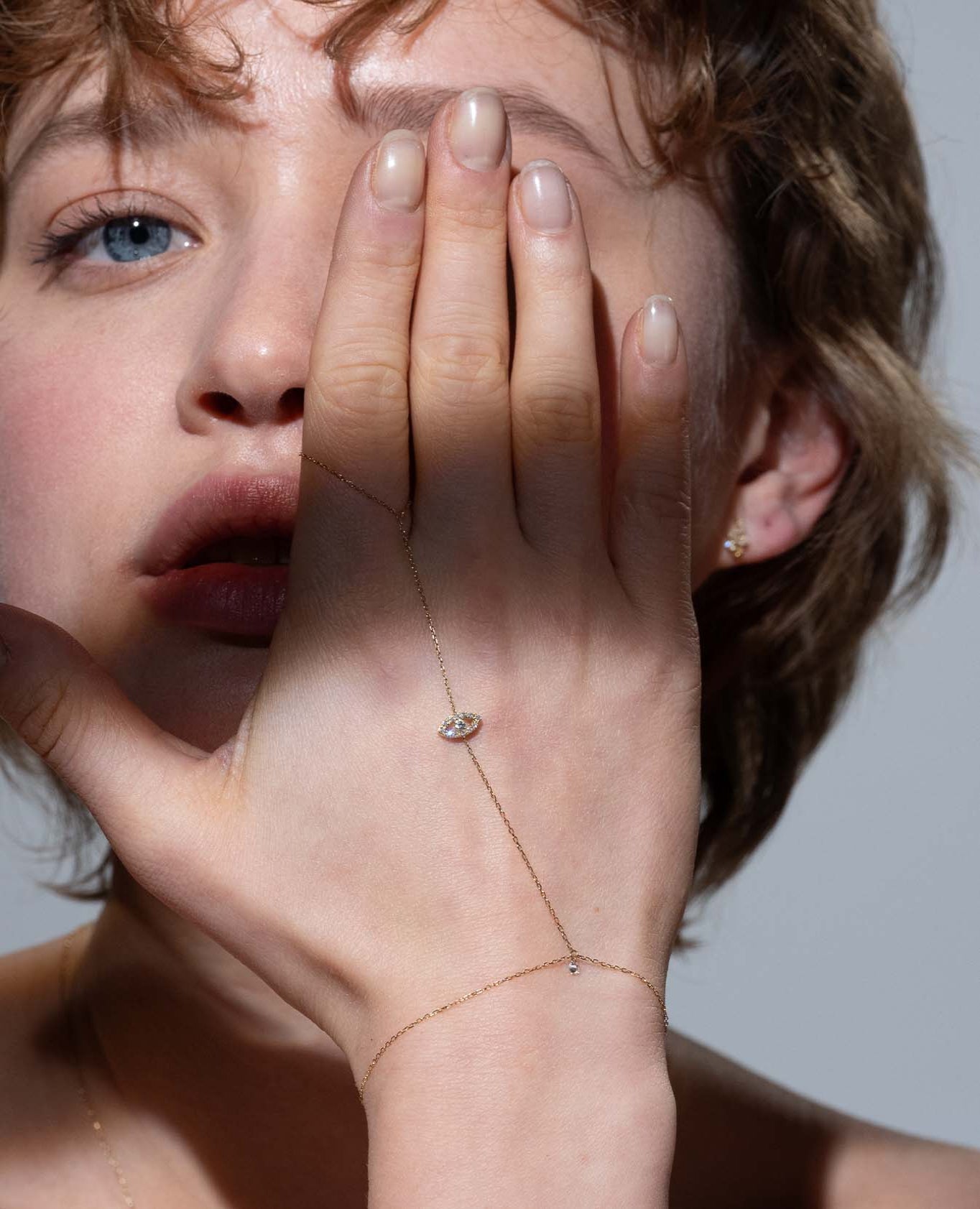 Bracelet de main Séléné œil