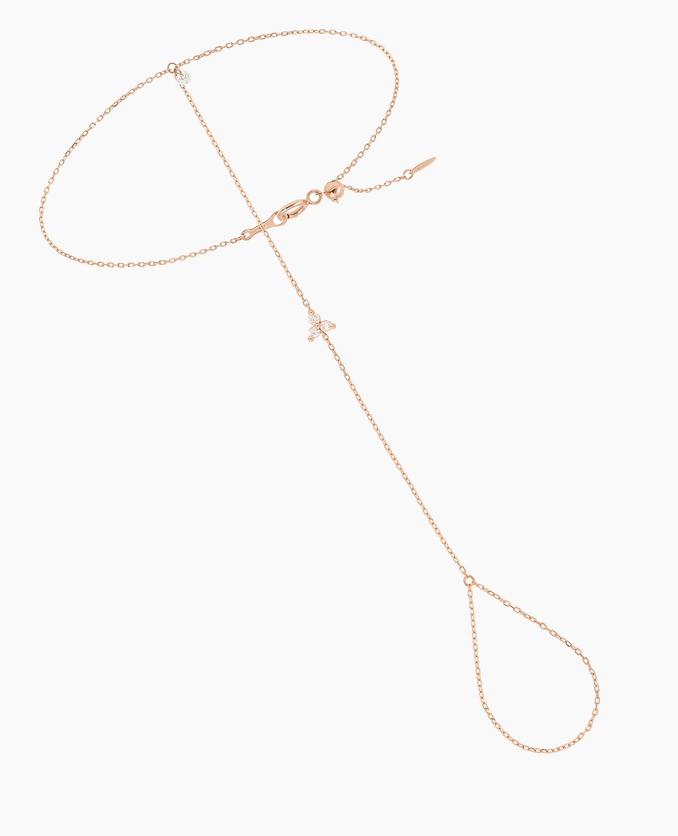 Selene Triangle Hand Bracelet