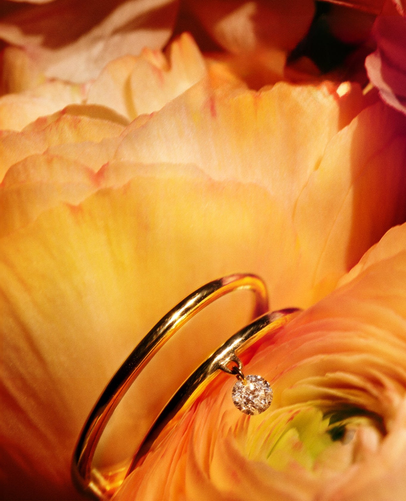 Bague Zeus double 1 diamant