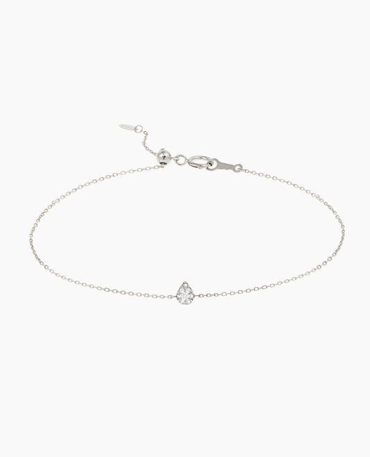 Bracelet Floating Poire Blanc