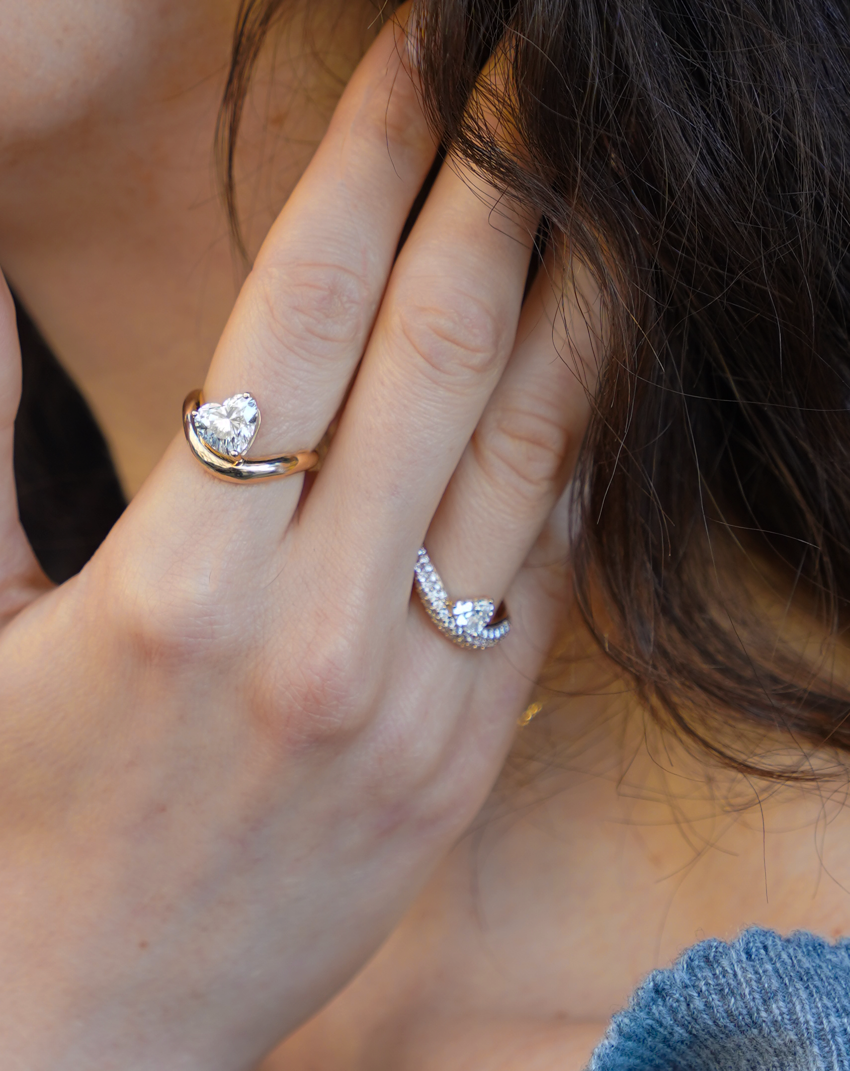 Bague Wave Coeur