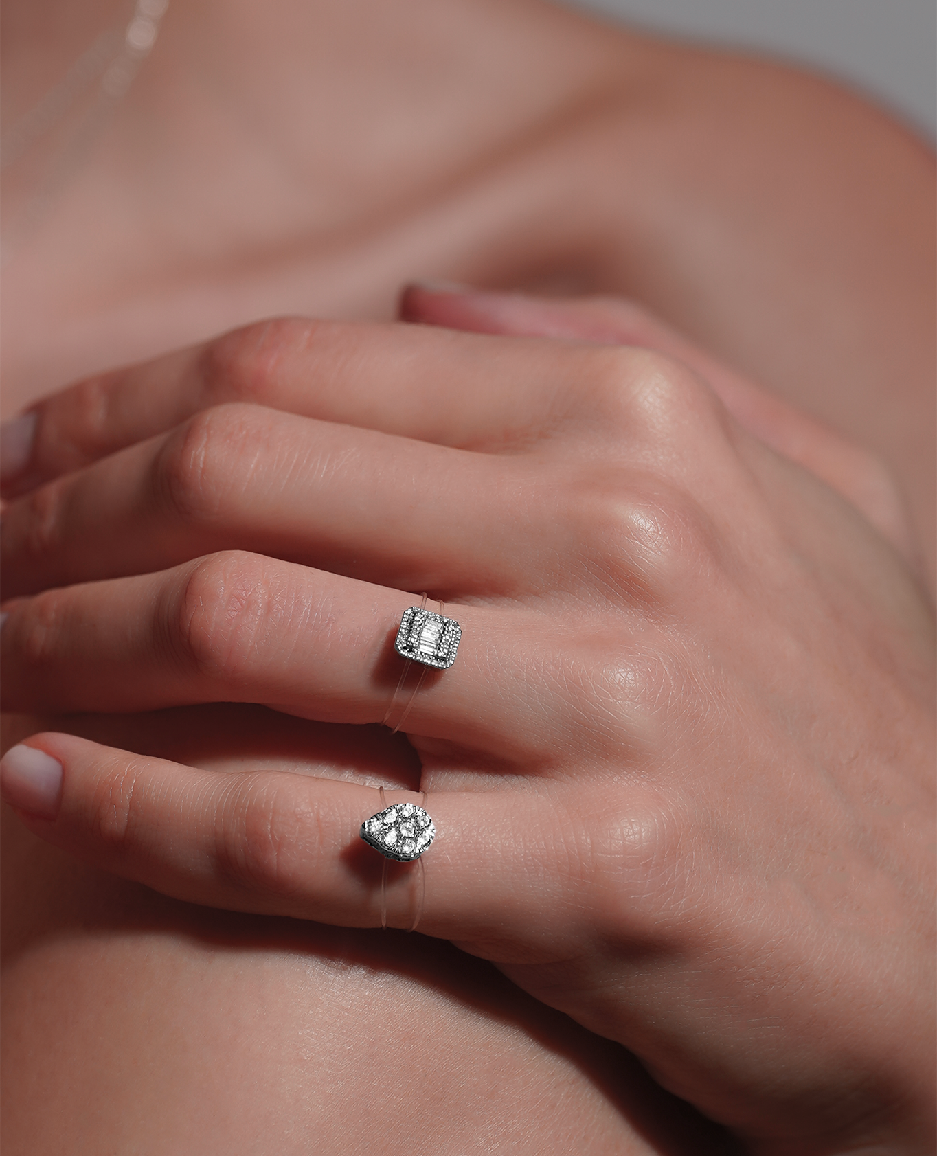 Bague Floating Poire