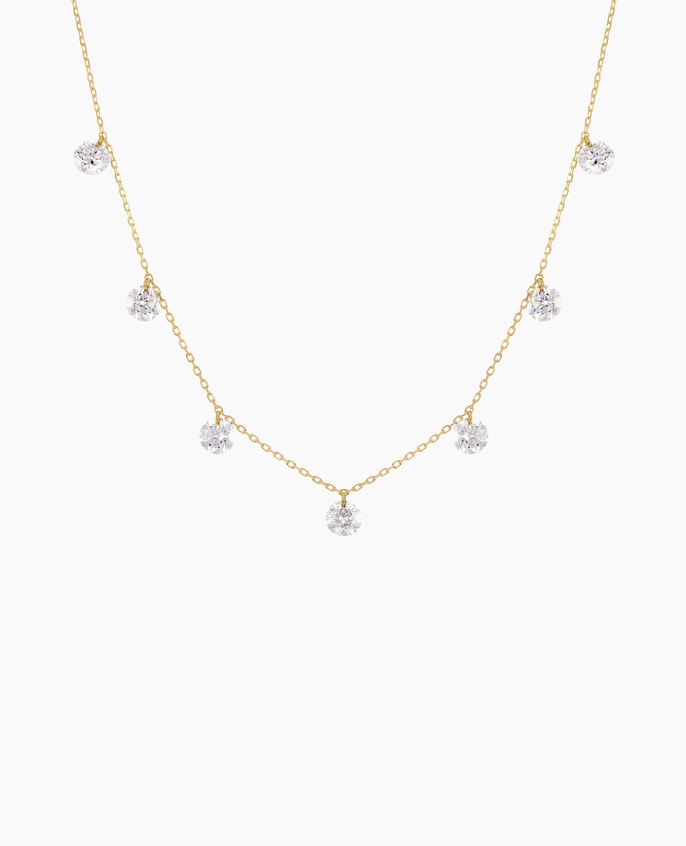 Collier Danaé sept diamants