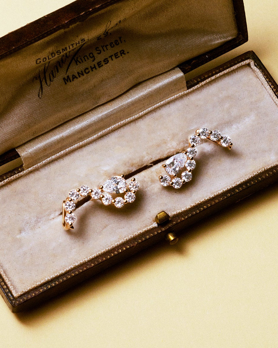 Mono boucle d’oreille Stella Poire