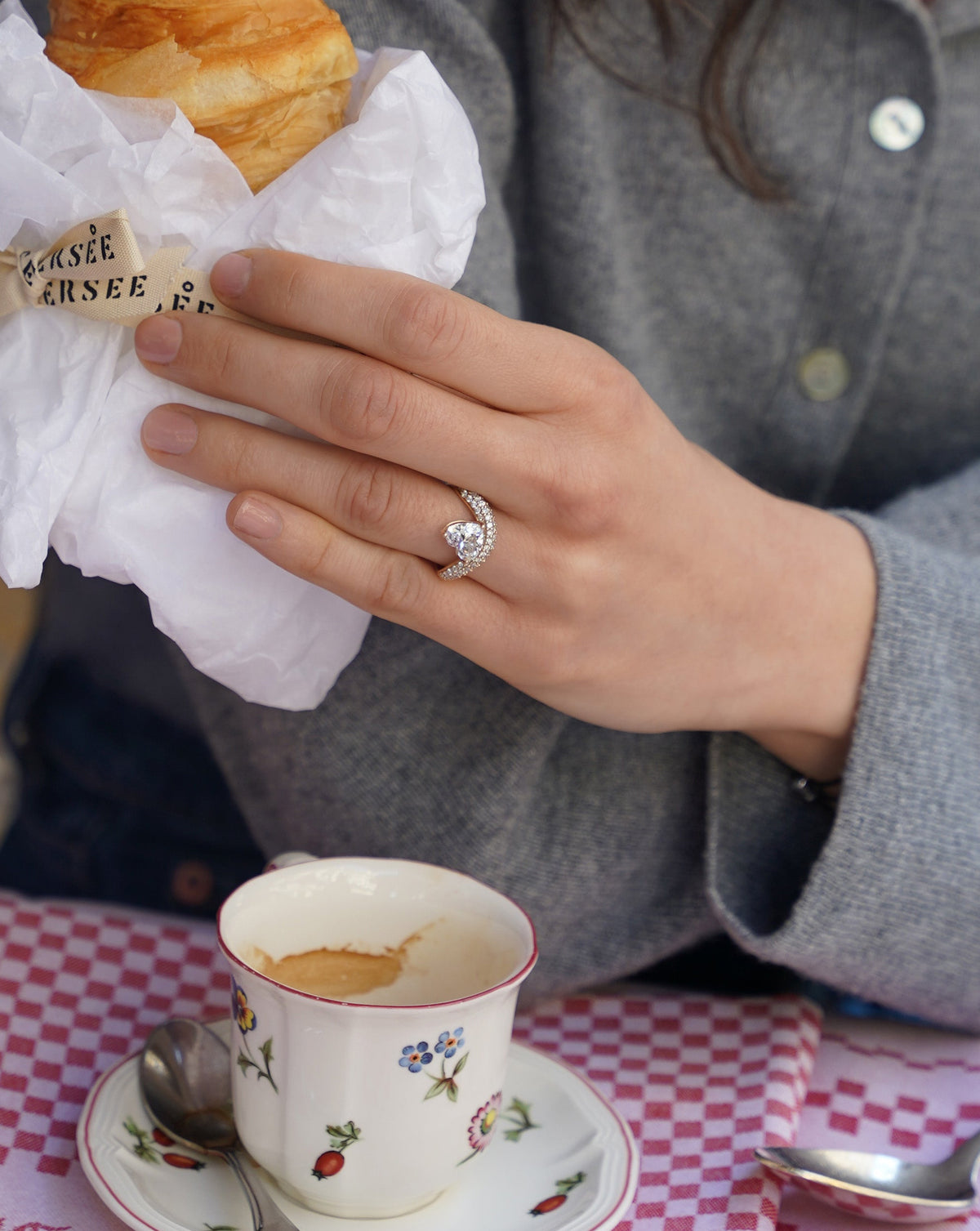 Wave Dome Gold Ring