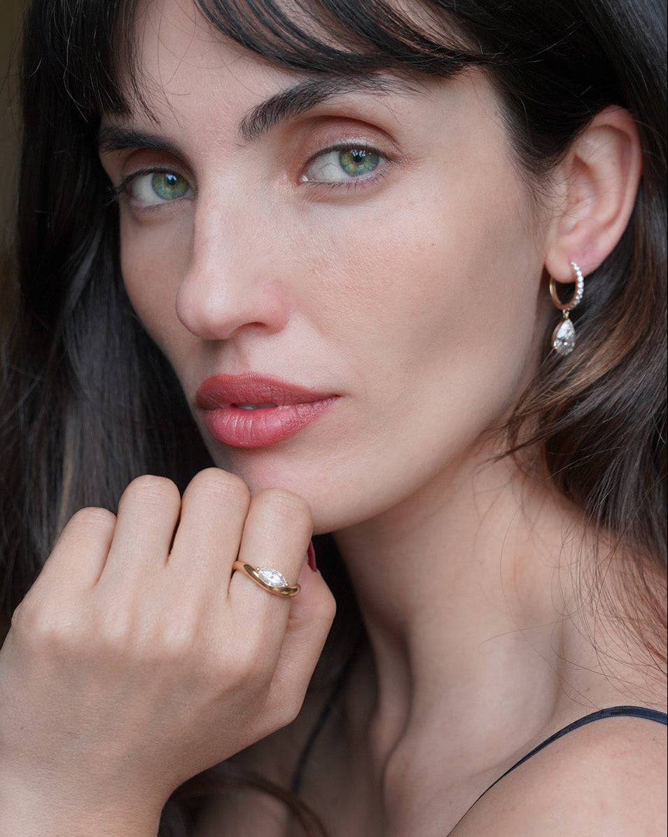 Bague Wave Marquise