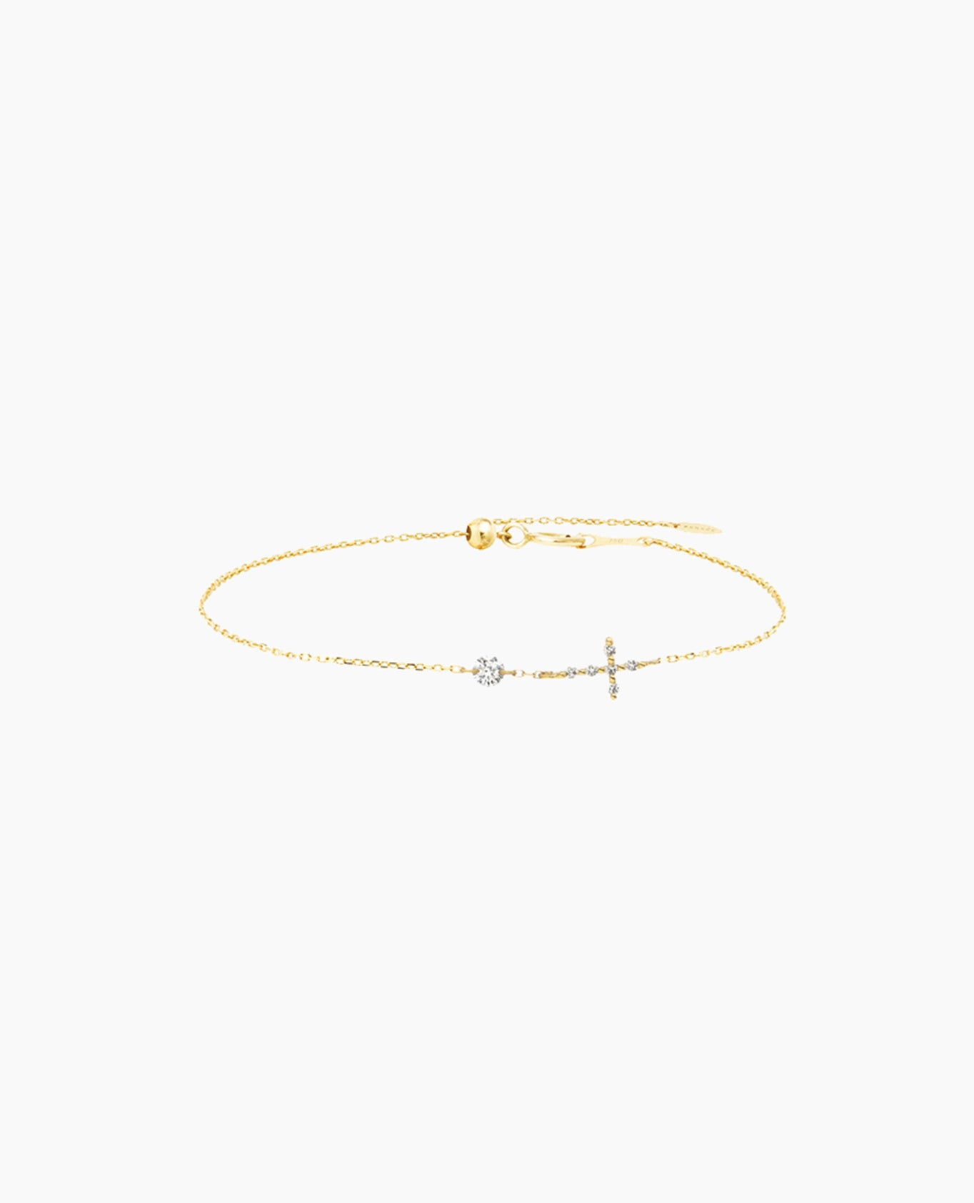 Bracelet Cross pavé 1 encrusted diamant