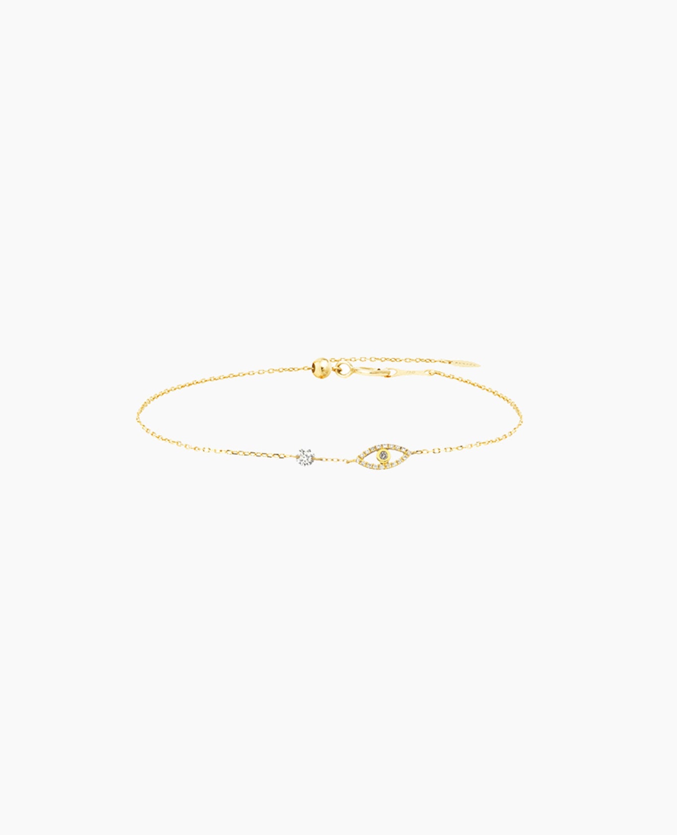 Bracelet Eye pavé 1 encrusted diamond