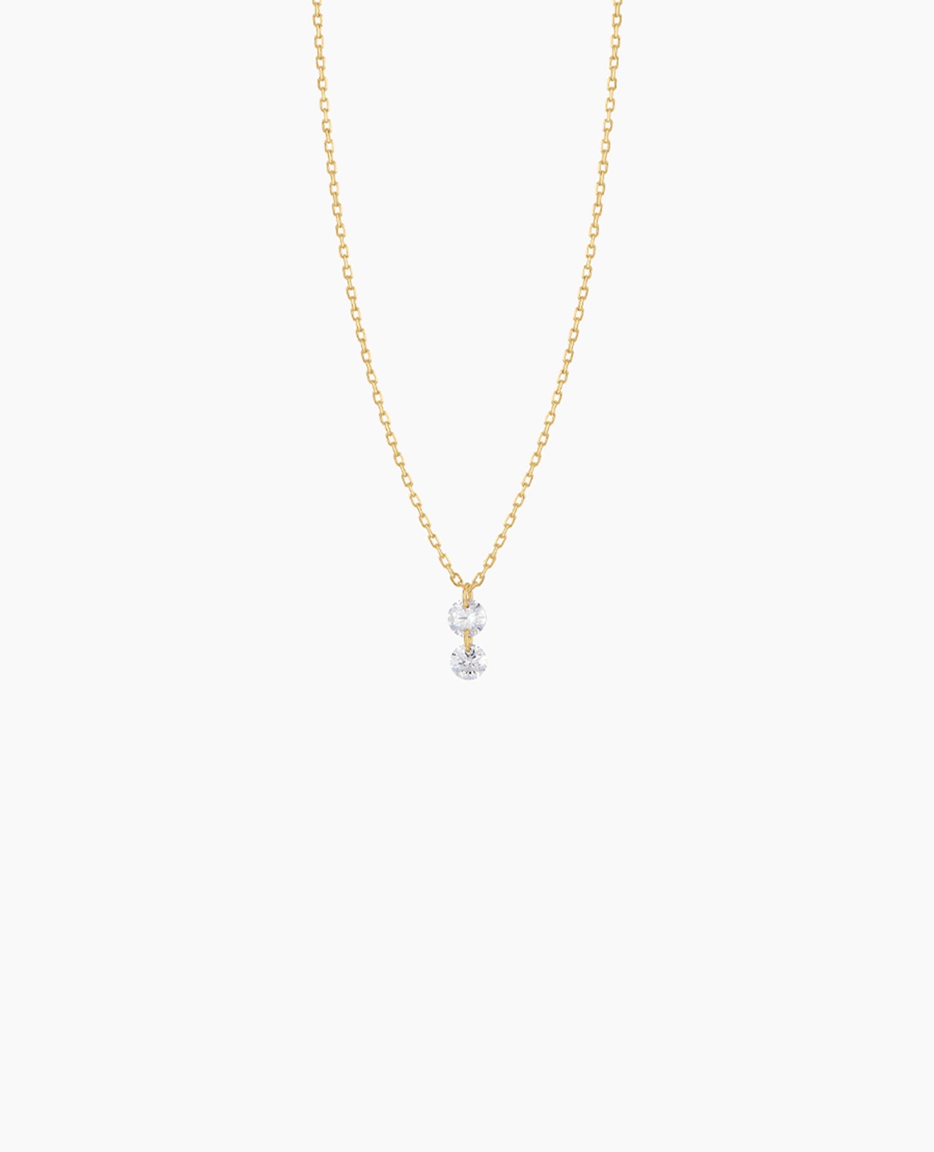 Collier Danaé deux diamants