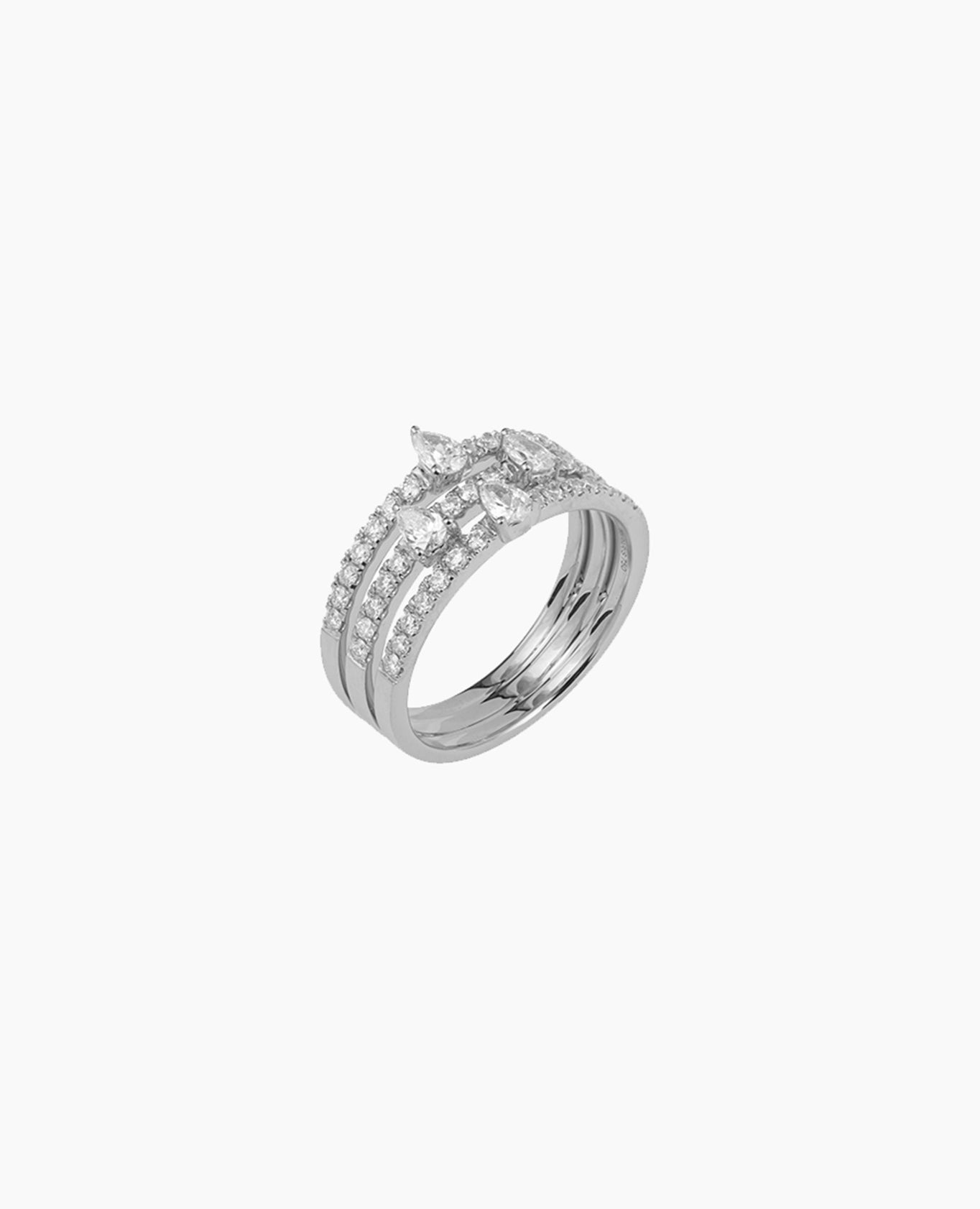 Bague Héra quatuor Blanc