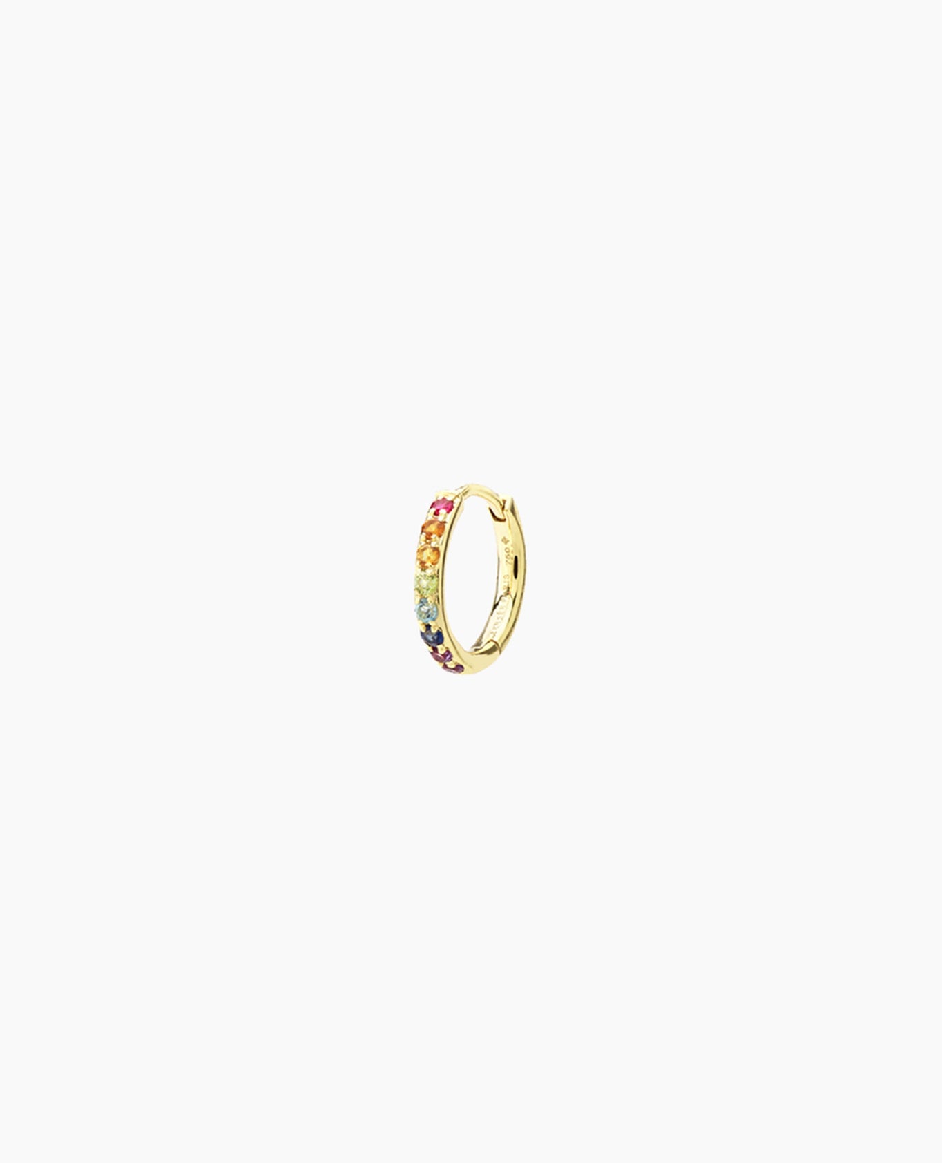Piercing anneau Chakras multicolore