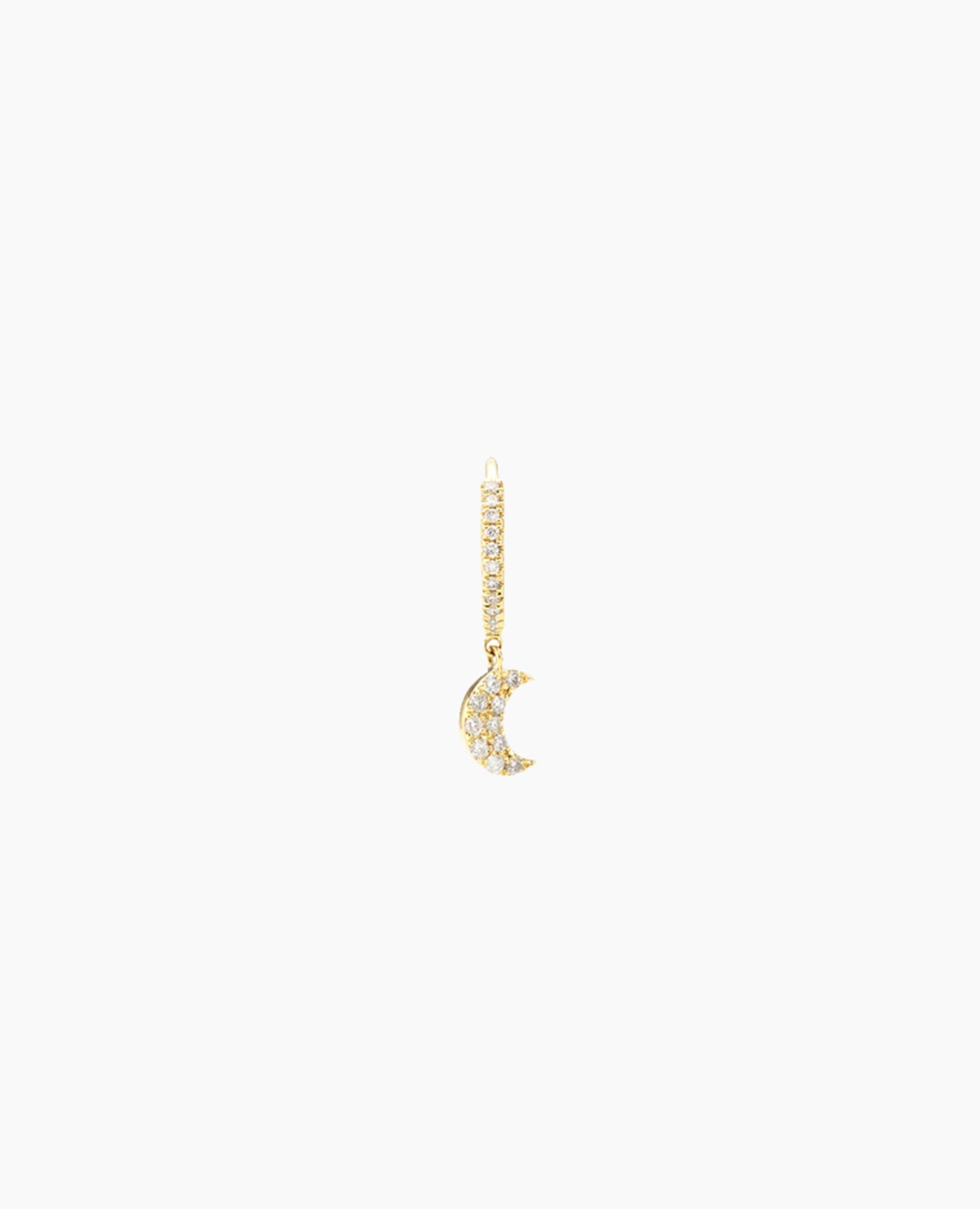 Piercing lune pavé Jaune