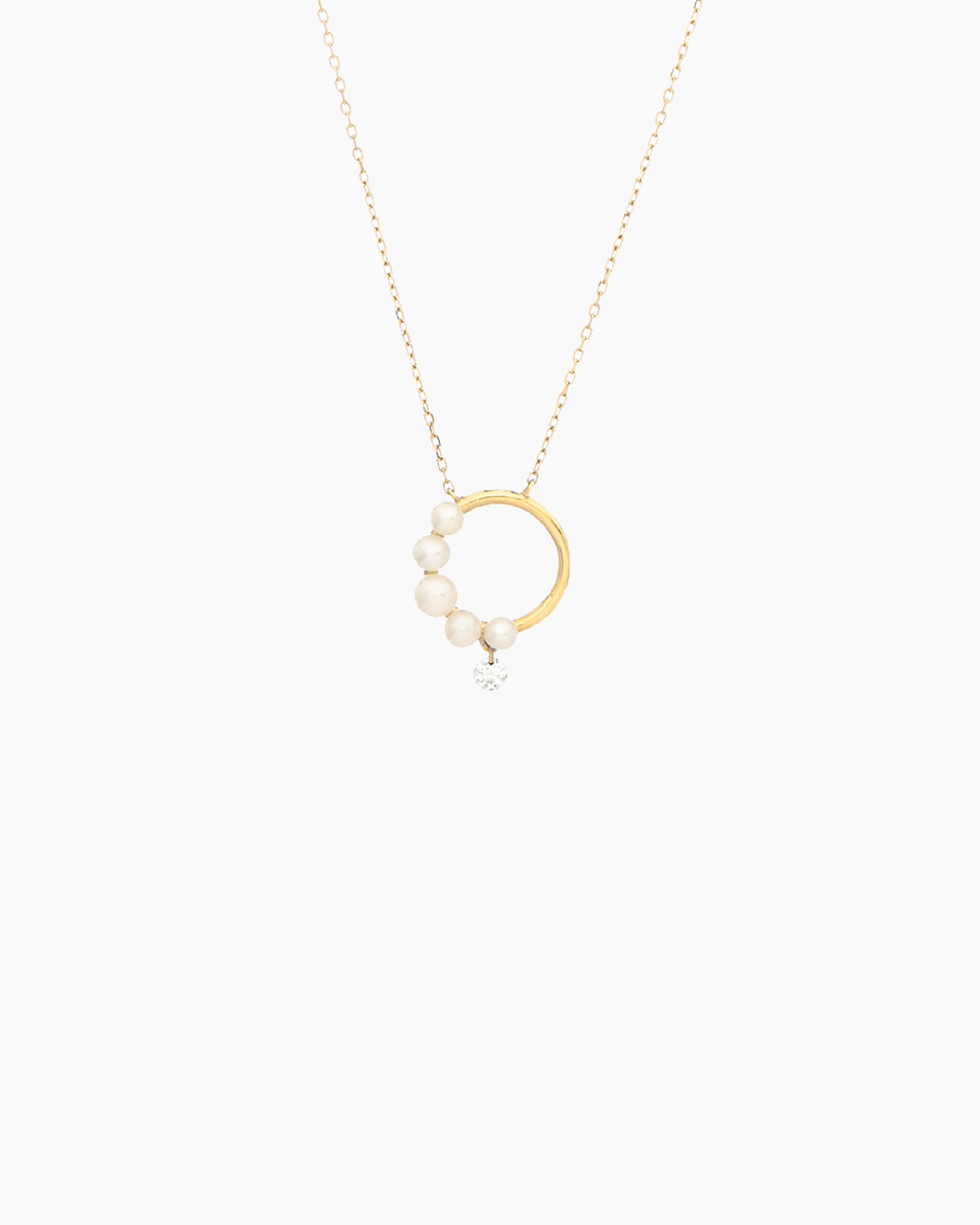 Collier Aphrodite demi perlée